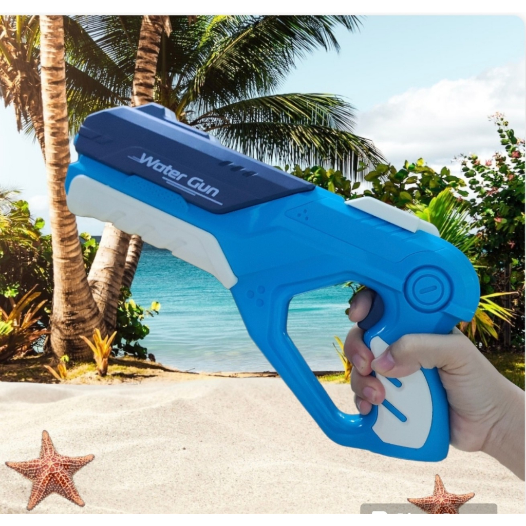 Máy Phun Nước Tự Động Ngoài trời Water Gun Súng Bắn Nước Điện Tử Cỡ Lớn Áp Suất Cao Mạnh Mẽ Tự Động Phun Nước Xa