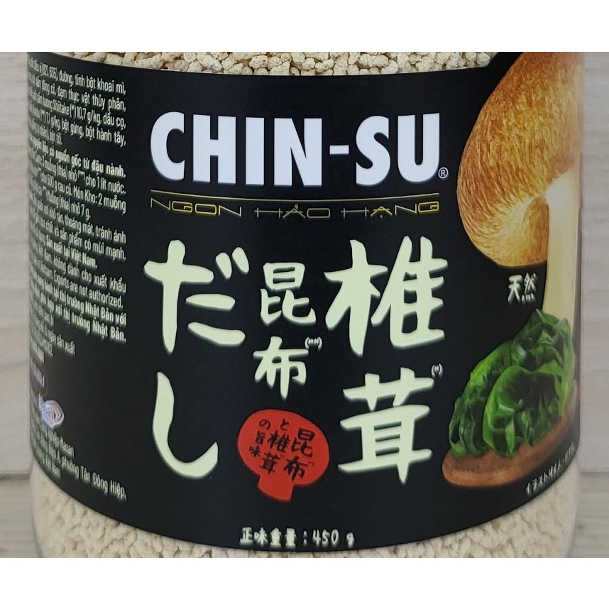 HẠT NÊM CHIN SU NẤM SHIITAKE VÀ TẢO KOMBU Premium seasoning