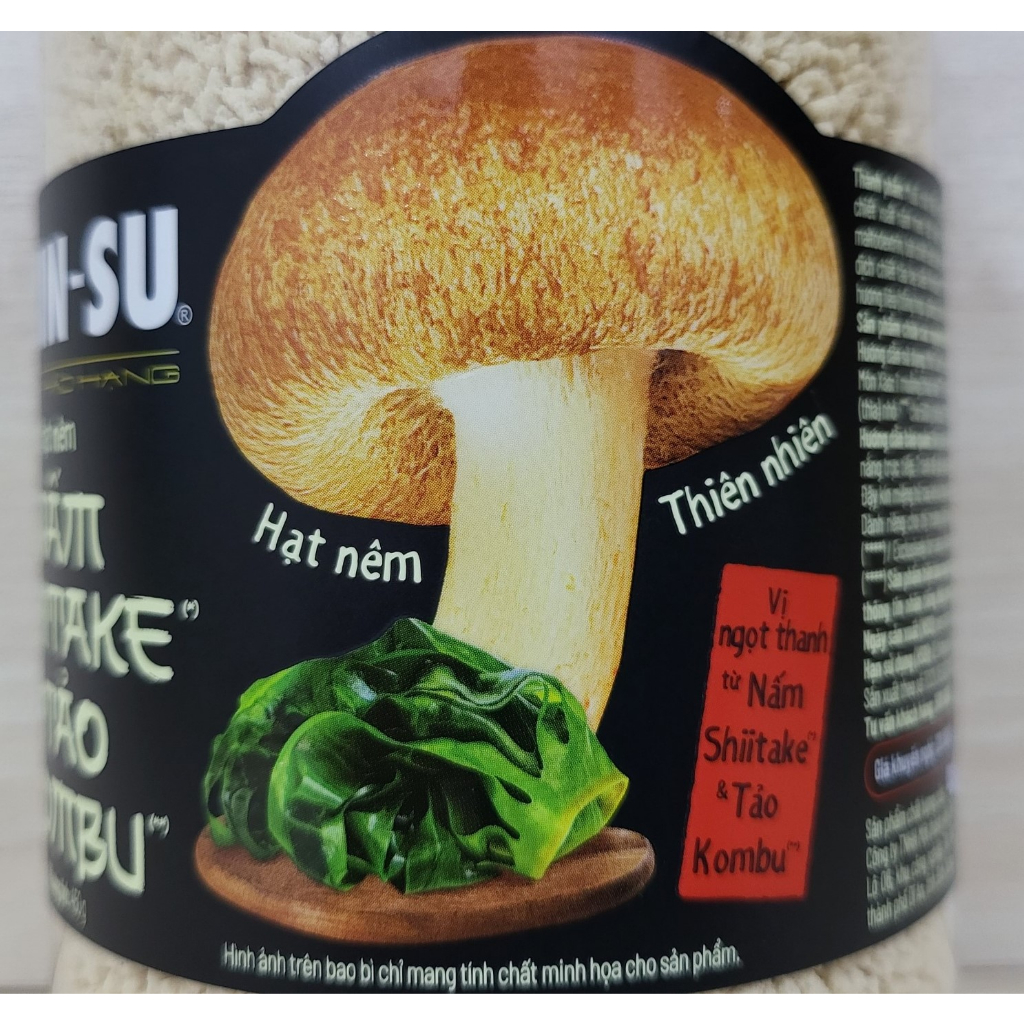 HẠT NÊM CHIN SU NẤM SHIITAKE VÀ TẢO KOMBU Premium seasoning