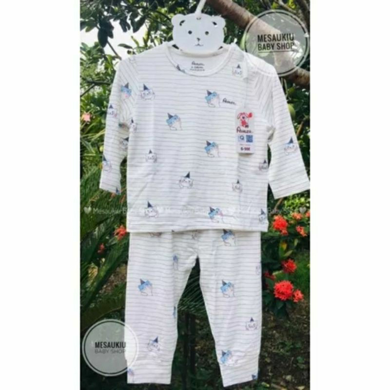 Bộ dài tay thu đông Avaler chất sợi tre 6M đến 4Y