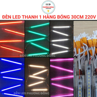 Đèn led thanh 30cm 1 hàng bóng 2835 220v