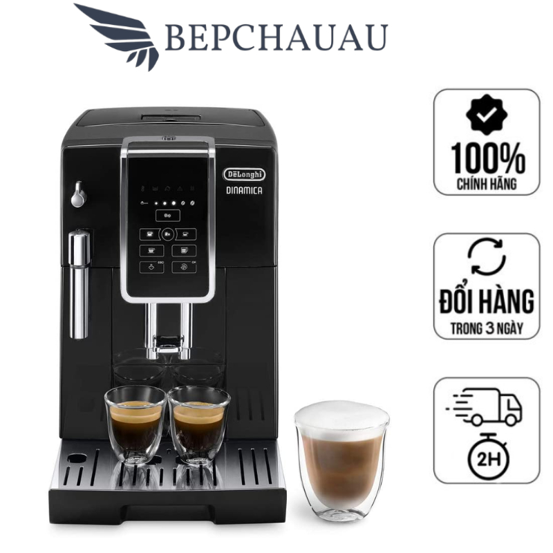 Máy Pha Cà Phê Tự Động DELONGHI ECAM 350.50.B, Máy Pha Cà Phê Gia Đình, Văn Phòng, Nhập EU, BH 12 Tháng,  Bepchauau