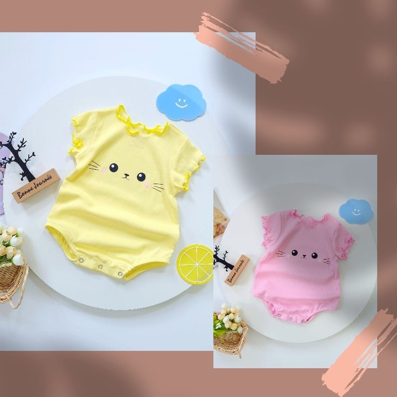 Body chip sơ sinh bé gái cao cấp Bunnybaby size từ 4-10kg