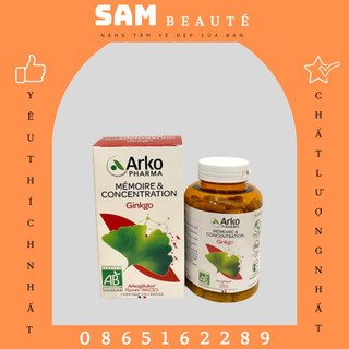 Viên uống bổ não Ginkgo Arkopharma nội địa Pháp