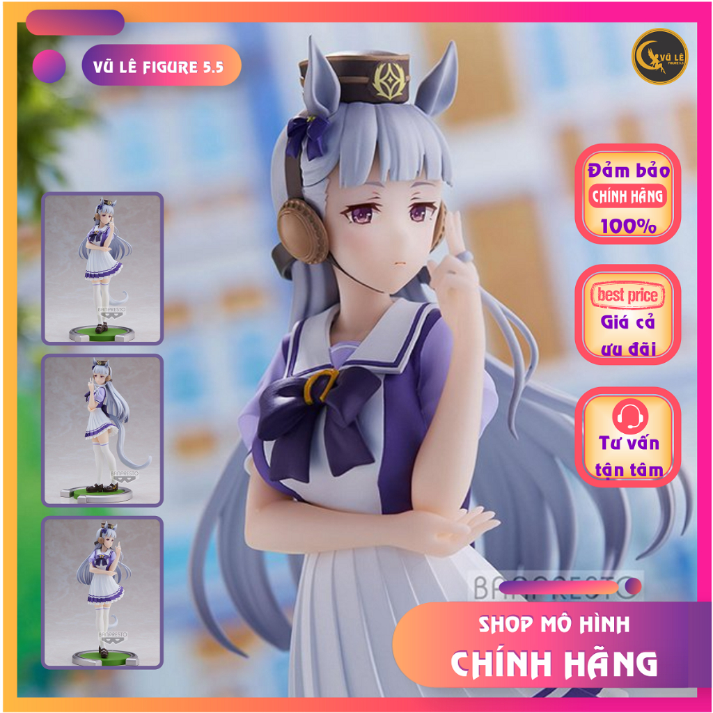 Mô hình Uma Musume Pettry Derby Gold Ship hãng Banpresto, Anime Figure chính hãng từ Nhật Bản