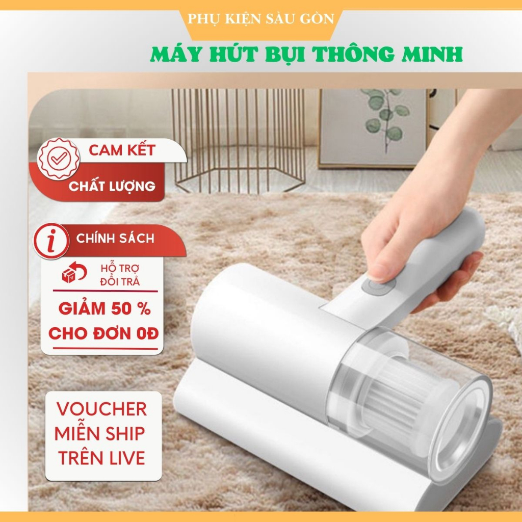 Máy Hút Bụi Giường Nệm - Máy Hút Bụi Mini Cầm Tay Có Tia UV Khử Khuẩn