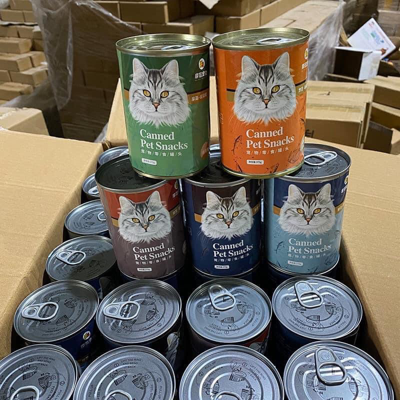 PATE CHO MÈO-PATE CANNED LON 375G SIÊU NGON