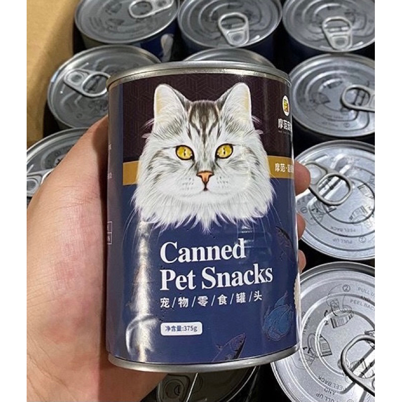 PATE CHO MÈO-PATE CANNED LON 375G SIÊU NGON