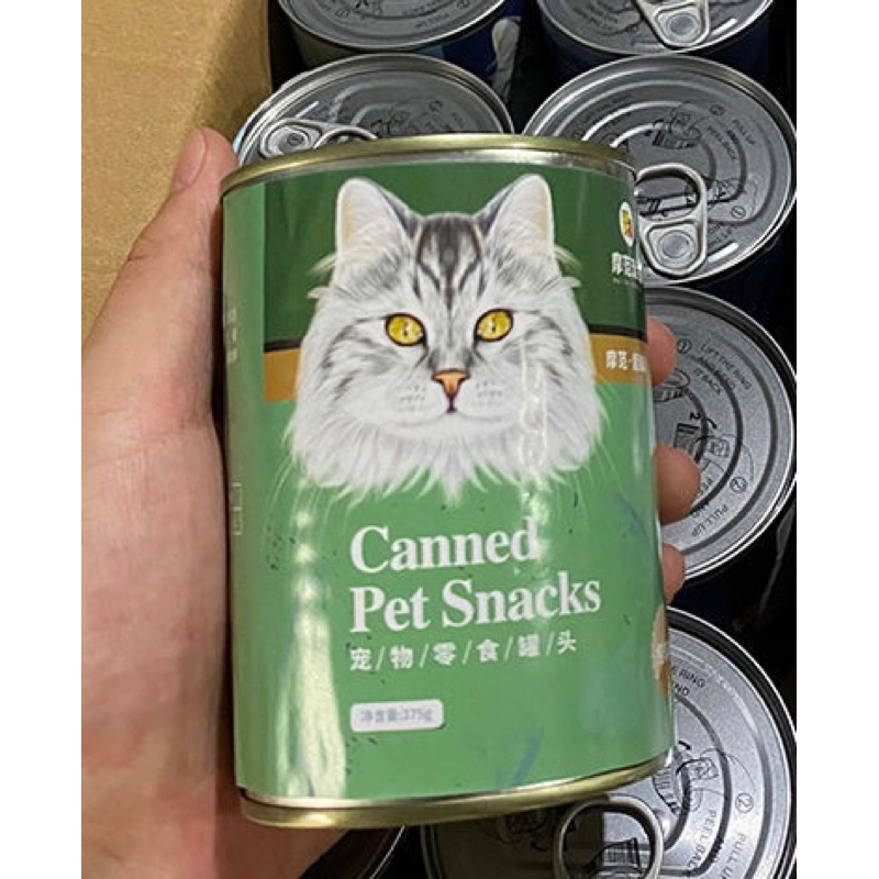 PATE CHO MÈO-PATE CANNED LON 375G SIÊU NGON