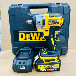 Máy siết bulong dùng pin không chổi than DEWAT lực siết 450NM / Ruột đồng 100% / Tặng kèm 01 khẩu 22MM