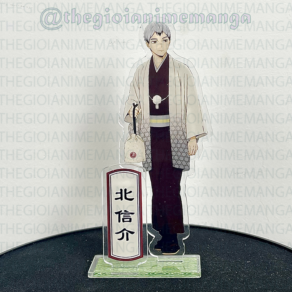 Standee HAIKYUU!! ver KIMONO MÙA ĐÔNG mô hình VUA BÓNG CHUYỀN tượng acrylic anime mica chibi trang trí