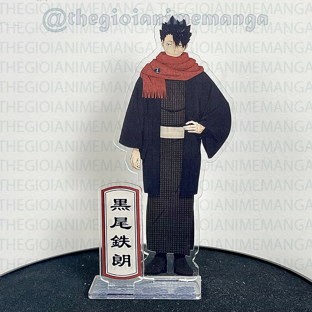 Standee HAIKYUU!! ver KIMONO MÙA ĐÔNG mô hình VUA BÓNG CHUYỀN tượng acrylic anime mica chibi trang trí