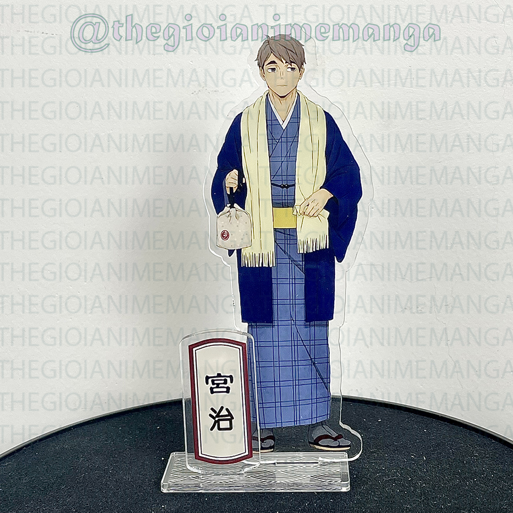Standee HAIKYUU!! ver KIMONO MÙA ĐÔNG mô hình VUA BÓNG CHUYỀN tượng acrylic anime mica chibi trang trí
