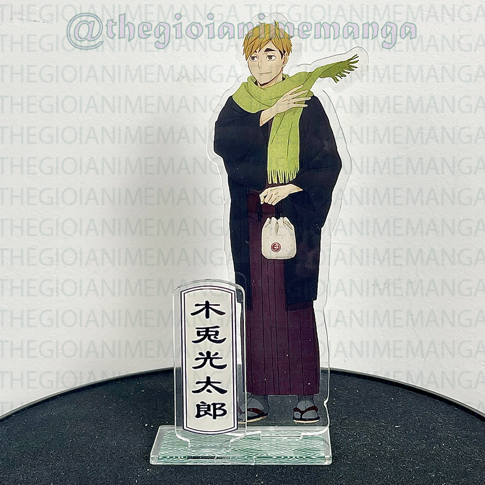 Standee HAIKYUU!! ver KIMONO MÙA ĐÔNG mô hình VUA BÓNG CHUYỀN tượng acrylic anime mica chibi trang trí