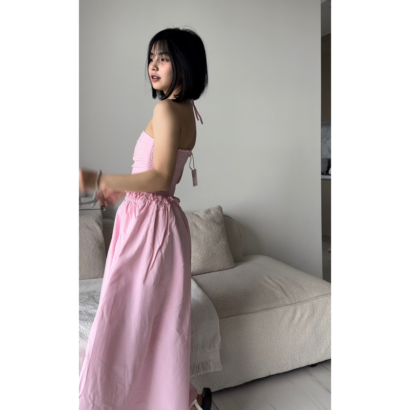 Đầm Sushi maxi chuẩn 2 lớp dày dặn