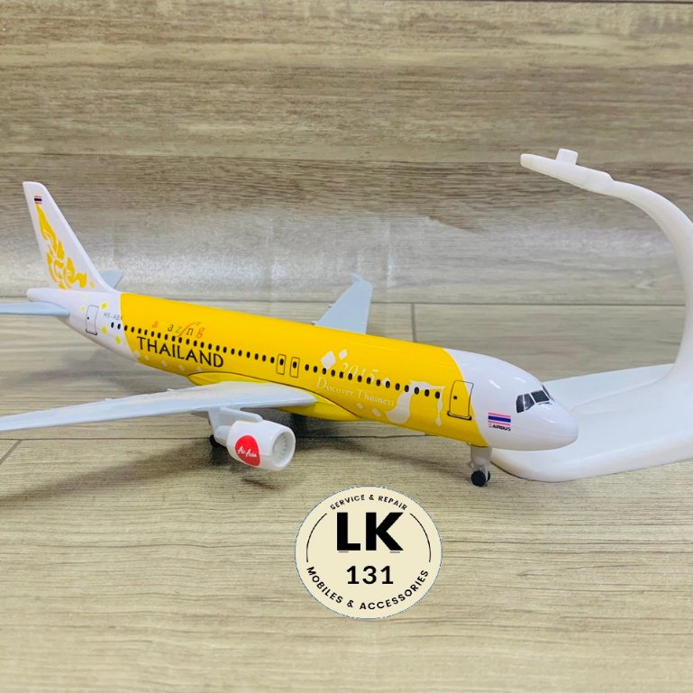 MÔ HÌNH 20CM MÁY BAY THAILAND AIR LINE CÓ BÁNH XE CHUẨN ĐẸP FULLBOX