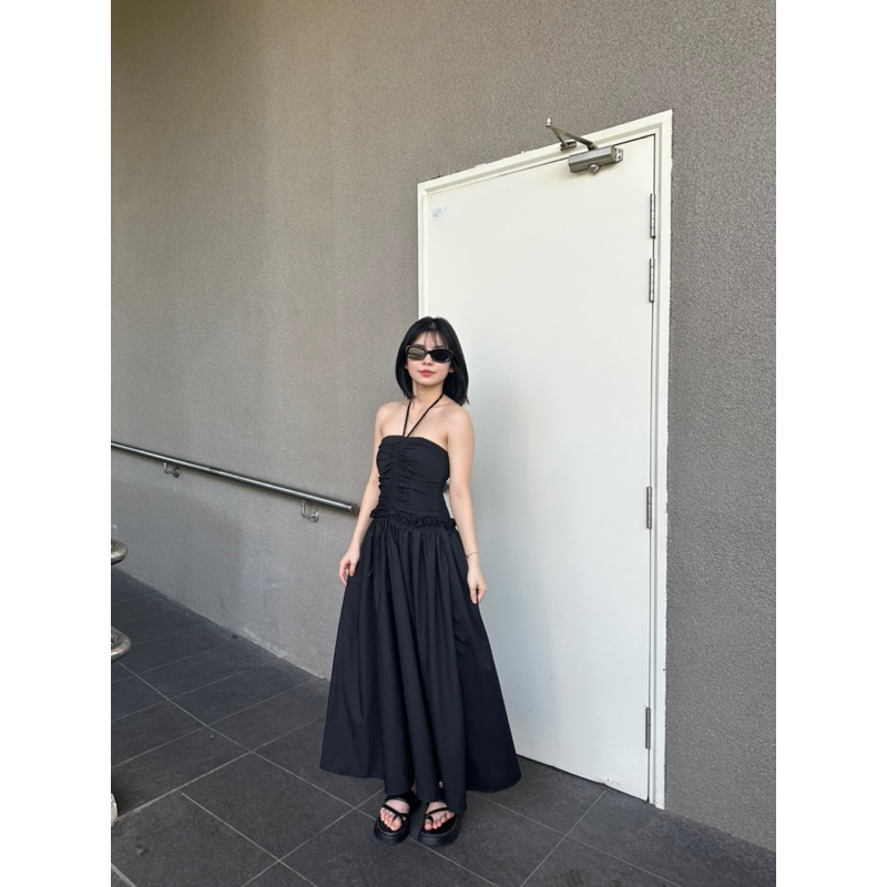 Đầm Sushi maxi chuẩn 2 lớp dày dặn