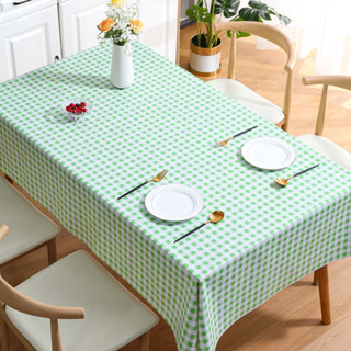 [Dày Dặn] khăn Trải Bàn PVC Sọc Caro Cao Cấp SIêu Mềm Mại Chống Thấm Dầu Chống Thấm Nước Khăn Trải Bàn Ăn Trải Bàn Cafe