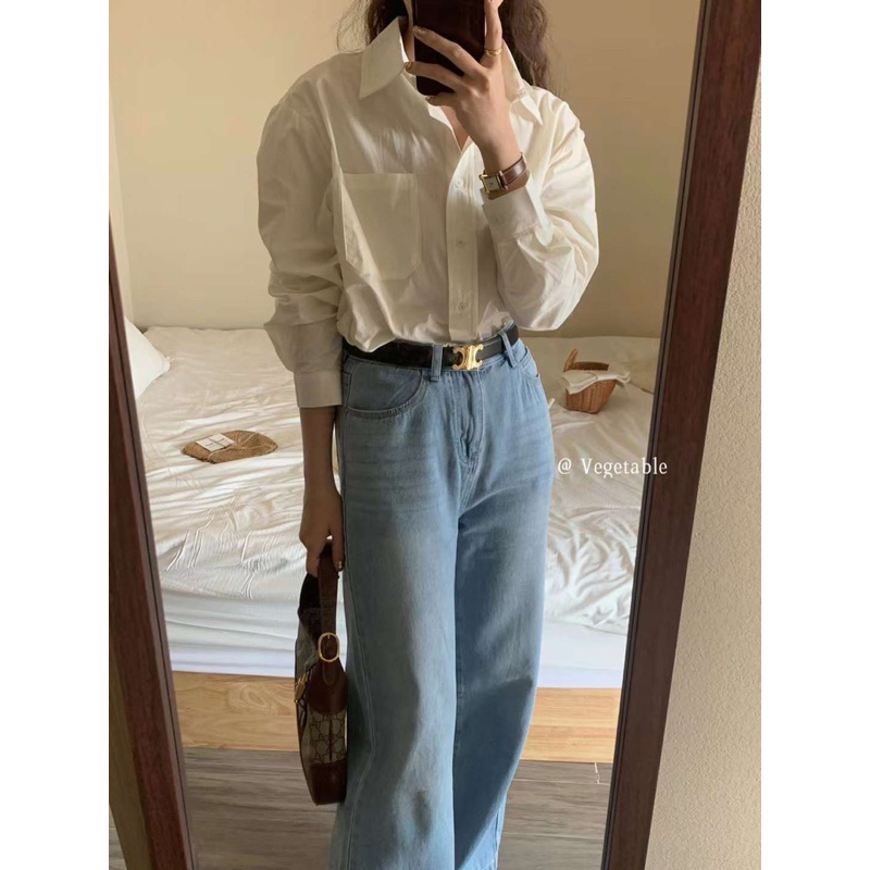 Áo sơ mi trơn StyleKorean 5901 🇰🇷