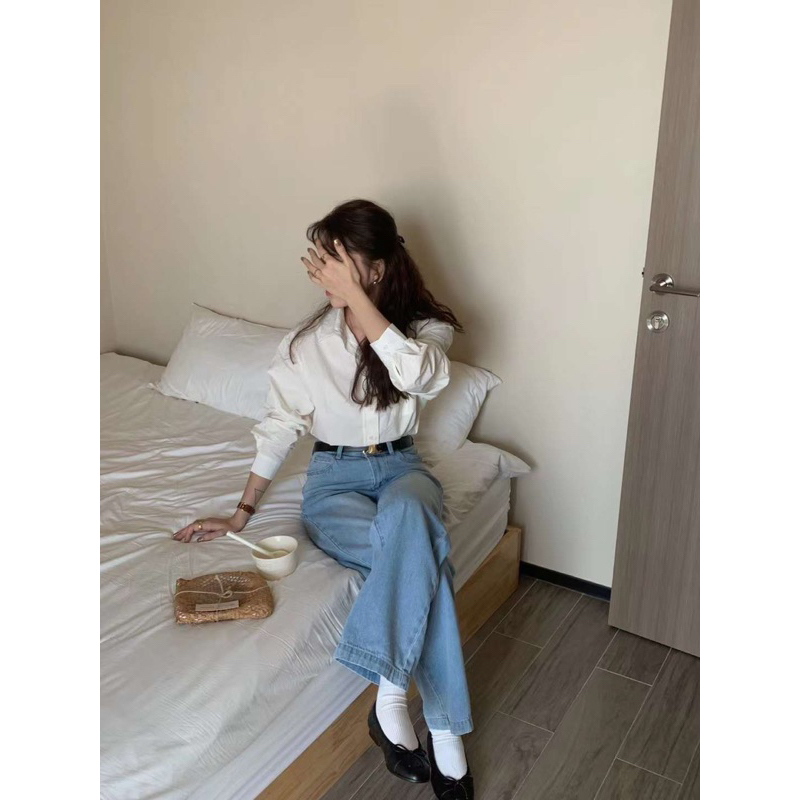 Áo sơ mi trơn StyleKorean 5901 🇰🇷