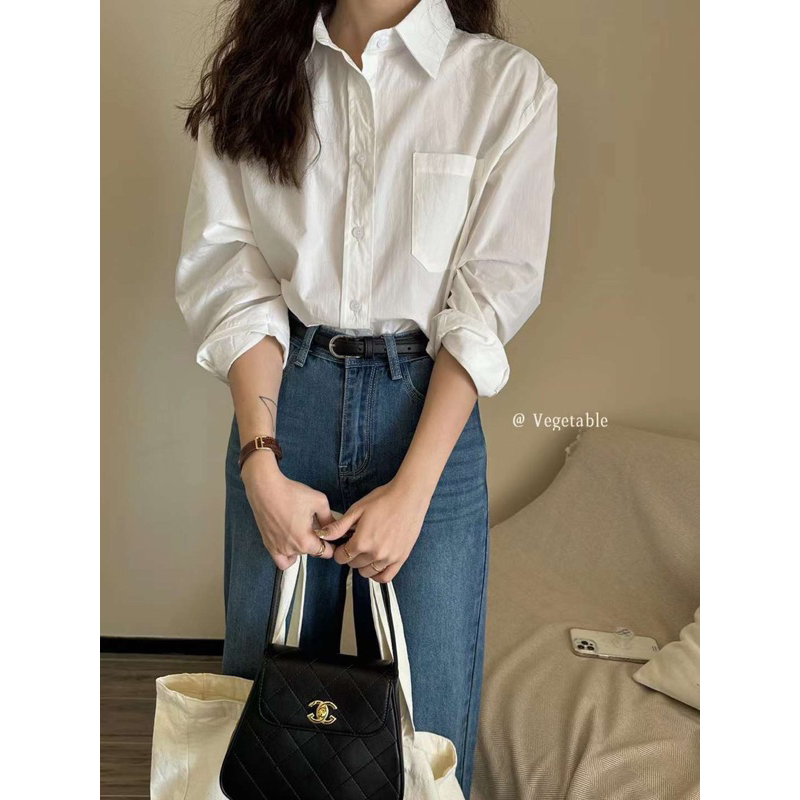 Áo sơ mi trơn StyleKorean 5901 🇰🇷