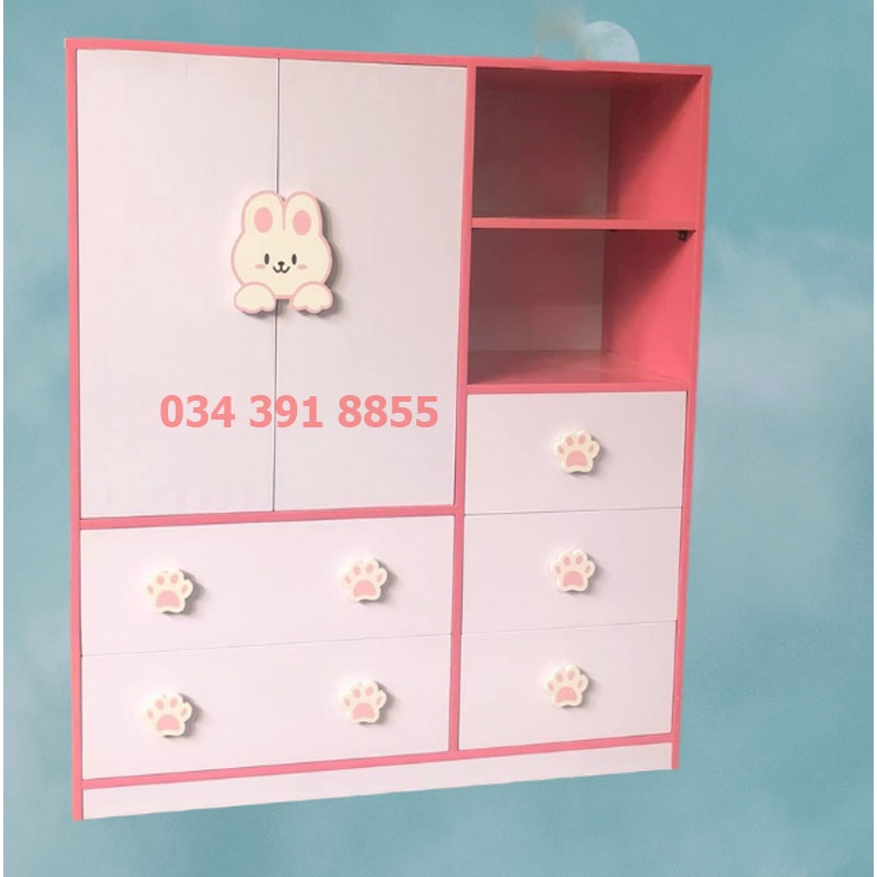 Tủ nhựa cho bé Nhựa đài loan_ Thiết kế mới cao 1m24 rộng 1m07 sâu 40
