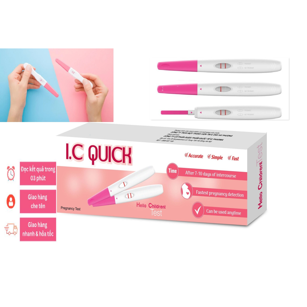 TEST BÚT THỬ THAI CHÍNH XÁC