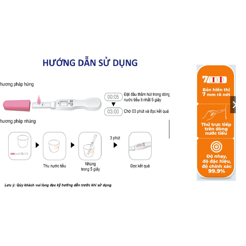 TEST BÚT THỬ THAI CHÍNH XÁC