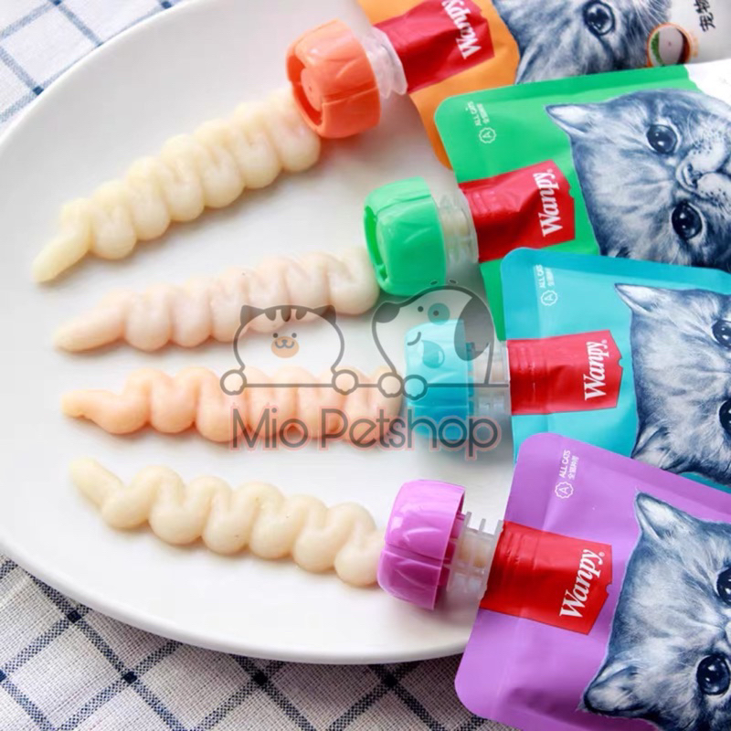 Súp thưởng Wanpy nắp vặn - Soup thưởng cho mèo