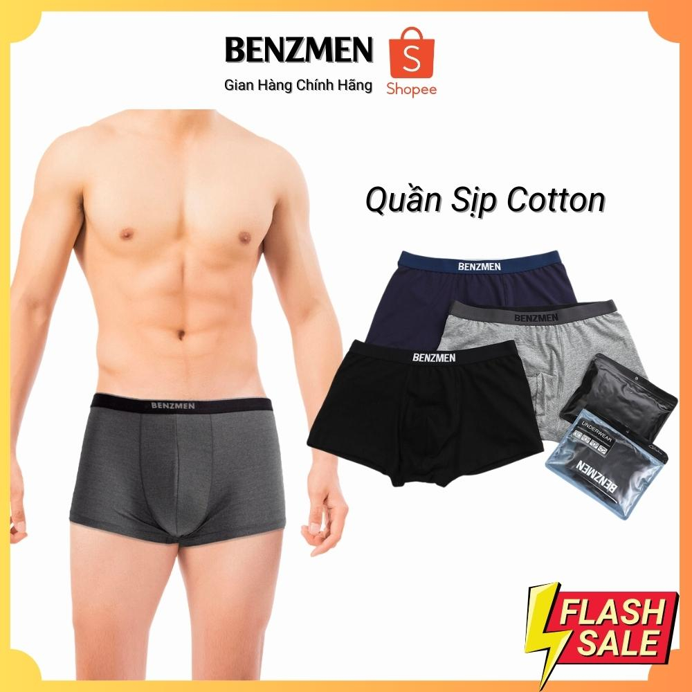 Quần Sịp Boxer Nam Vải Cotton cao cấp Aristino Benzmen Co Giãn 4 Chiều Thoáng Khí, Khử Mùi, Kháng Khuẩn - BX037qLẻ