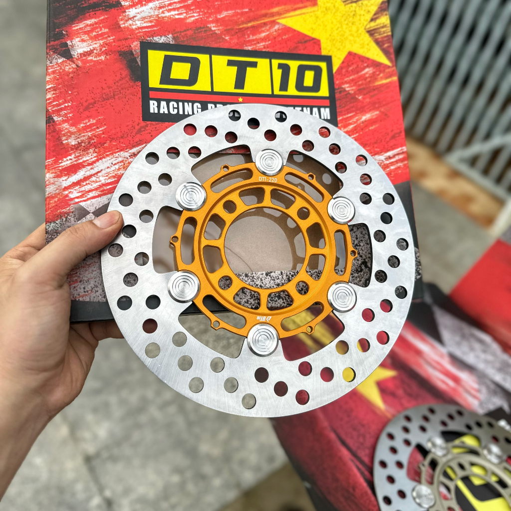 Đĩa thắng DT  Moto 3 Khoen Inox 220mm V3
