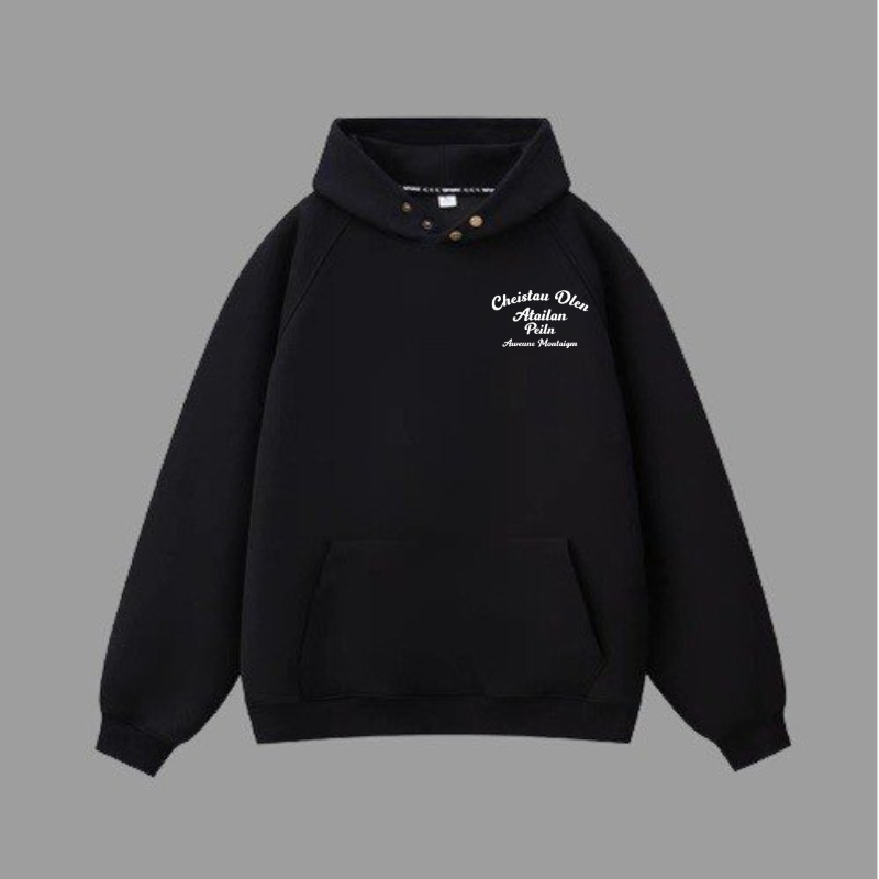 Áo Hoodie Form Rộng,Áo Khoác Hoodie Nam Nữ CHEISTAUOLEN Chất Liệu Nỉ Cotton Mềm Mịn Dày Dặn Siêu Ấm 2023