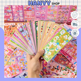  Set 200/400 Tấm Sticker Lấp Lánh Trang Trí Toploader