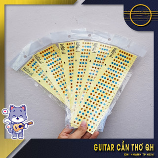 Miếng dán Note nhạc - đánh dấu tên nốt nhạc trên cần đàn Guitar | Guitar Note Sticker - Decal |