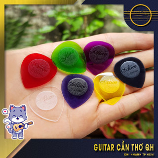 Pick gảy - phím gảy đàn Guitar trong suốt - Thương hiệu Alice