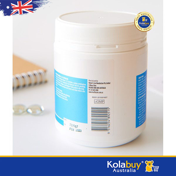 Viên uống bổ sung Omega Healthy Care Ultimate Omega 3-6-9 200 viên