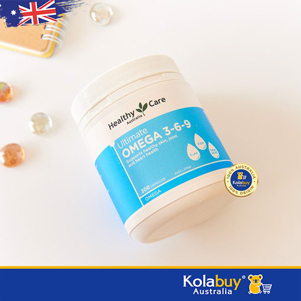 Viên uống bổ sung Omega Healthy Care Ultimate Omega 3-6-9 200 viên