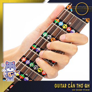 Miếng dán nốt nhạc - đánh dấu tên nốt nhạc trên cần đàn Guitar | Guitar Note Sticker - Decal |