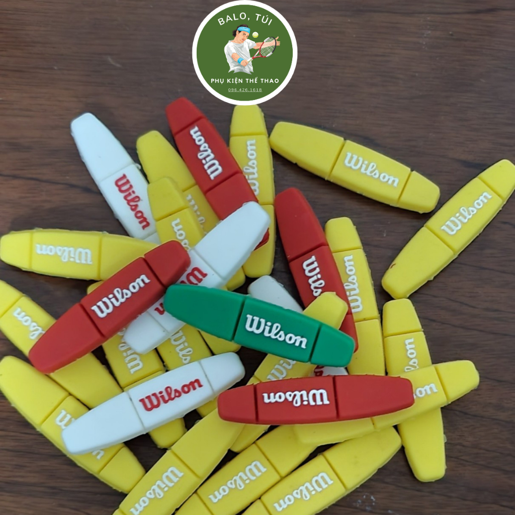 Giảm rung tennis Wilson, Chống rung tennis, giảm chấn, giảm rung vợt cầu lông hàng tốt nhất, rẻ nhất thị trường ảnh thật