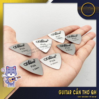 ⚠️ Pick gảy - phím gảy đàn Guitar Alice - Chất liệu thép không gỉ ⚠️