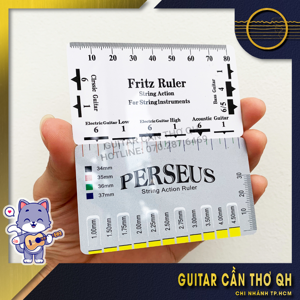 Thước đo action cho đàn Guitar các loại | String Action Ruler