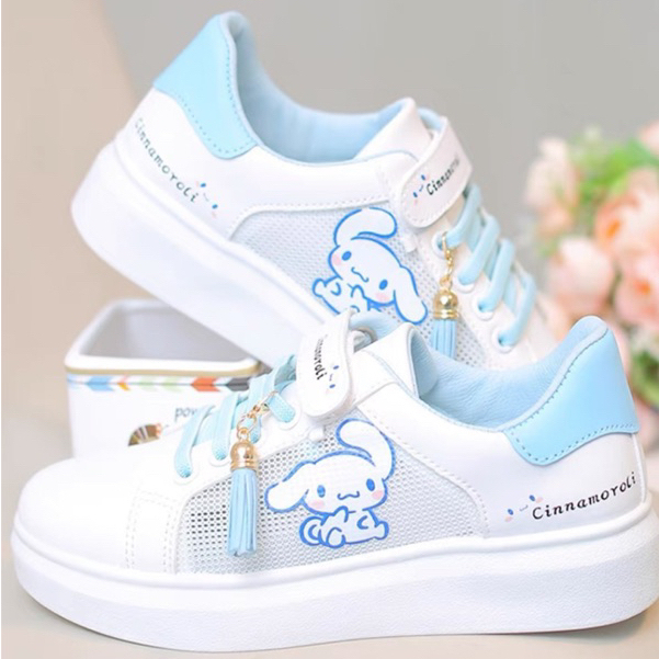 Giày Cinamoroll Cao Cấp Cho Bé Gái Đi Hoc Đi Chơi