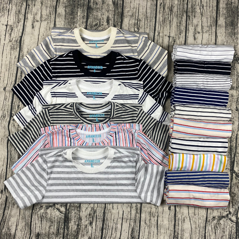 Áo Croptop Kẻ Sọc dáng ôm nữ Amanecer