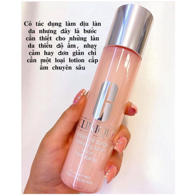 Nước Hoa Hồng Làm Dịu Da CLINIQUE Moisture Surge Lotion 7ml
