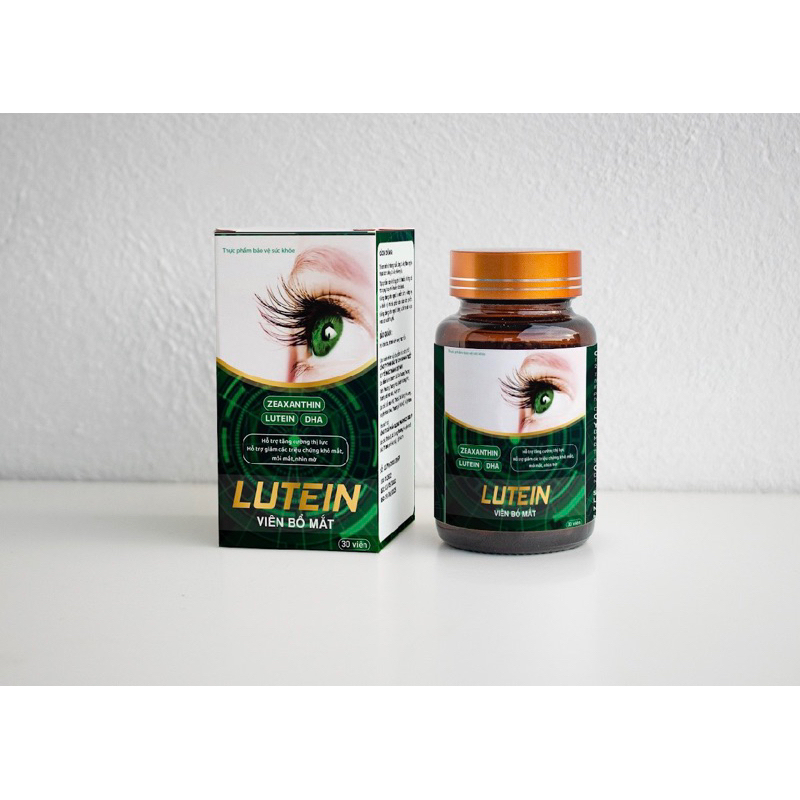 Viên uống bổ mắt LUTEIN tăng cường thị lực, giảm mỏi mắt, đau mắt – Hộp 30 viên