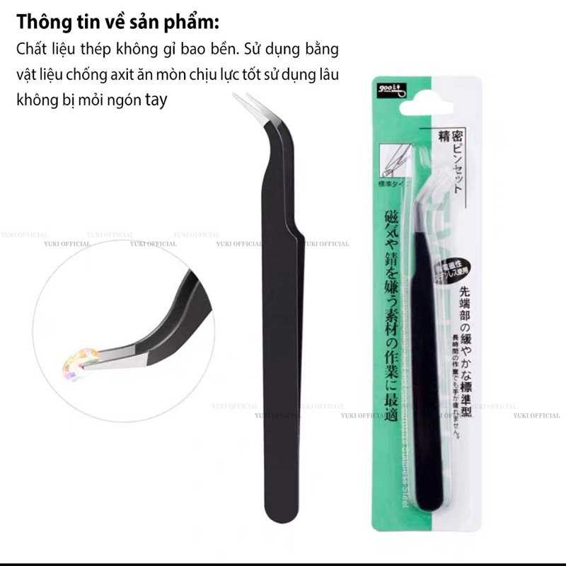 Nhíp gắp đá nail - nhíp gắn đá đính móng nail - nhíp gắn đá có vỏ - nhíp nail chuyên dụng cho dân làm móng
