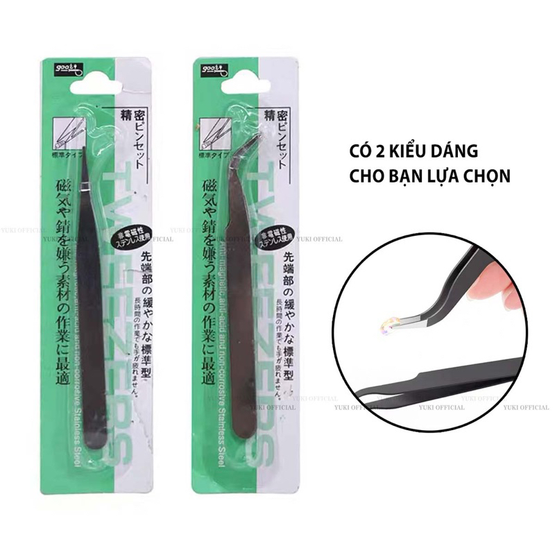 Nhíp gắp đá nail - nhíp gắn đá đính móng nail - nhíp gắn đá có vỏ - nhíp nail chuyên dụng cho dân làm móng