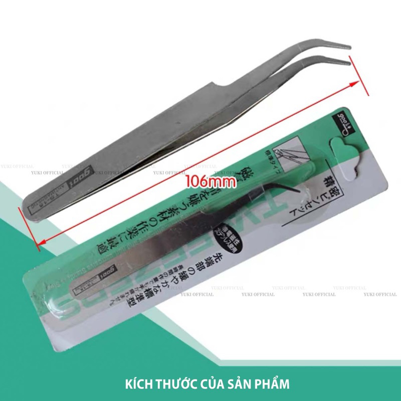 Nhíp gắp đá nail - nhíp gắn đá đính móng nail - nhíp gắn đá có vỏ - nhíp nail chuyên dụng cho dân làm móng