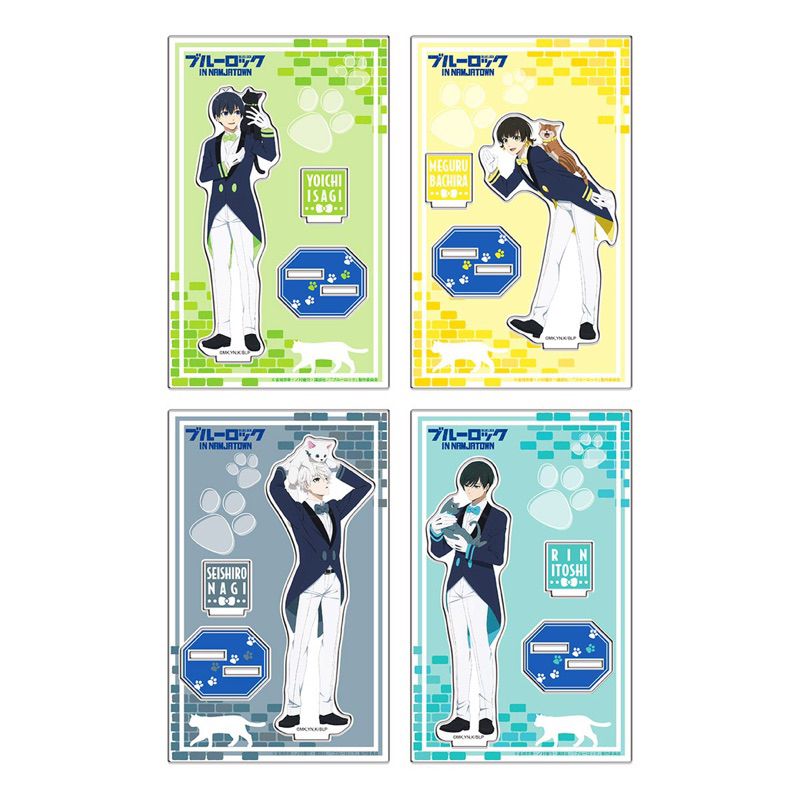 Standee Mô Hình Blue Lock Mèo Chính Hãng