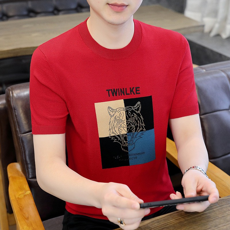 Áo thun nam áo phông nam tay ngắn cổ tròn chất đẹp cotton thun lanh co giãn thoải mái 4 mùa aothun_vakas